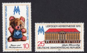 German Democratic Republic DDR #2038-2039 MNH 1979 Leipzig autumn fair
