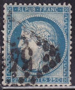 France 58 Ceres 25c 1871