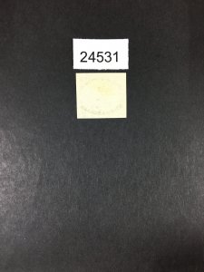 US STAMPS # 1 AMERICAN LETTER MAIL TRIAL COLOR PROOF ON INDIA CAT. $ LOT #24531