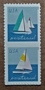 United States #5751-5752 5752a (48c) Sailboats vertical se-tenet pair MNH (2023)