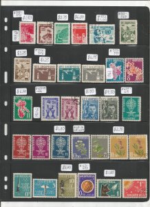 ALBANIA COLLECTION ON STOCK SHEET, MINT/USED
