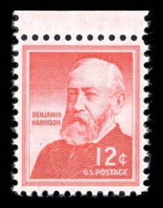 US Scott #1045 MNH OG 12c Benjamin Harrison eGraded With Certificate Gem 100