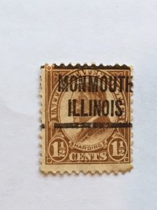 USA  –1925–Single “Famous Person” City Pre-Cancel Stamp–SC# 553-Used