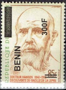 BENIN 2008 / 2009 Mi 1510 300F €50 - DR HANSEN LEPRE - OVERPRINT OVERLOAD - MNH-