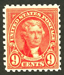 U.S. #590 MINT OG NH