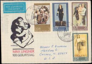 Germany D.D.R., Worldwide First Day Cover