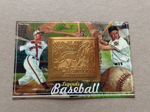 Sport. Baseball 2023 year 6 blocks Foil. Bronze perforated  NEW MNH**