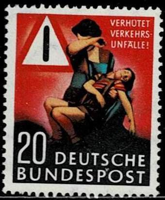 Germany 1953,Sc.#694 MNH Accident Prevention