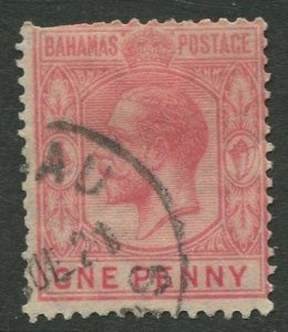 STAMP STATION PERTH Bahamas #50 KGV Definitive Wmk.3 Used CV$0.50