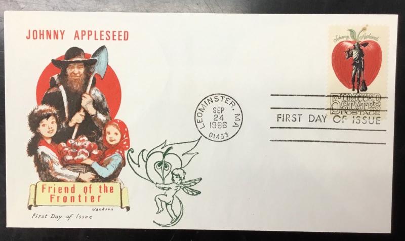 Overseas Mailer   1317   Johnny Appleseed.   Jackson  Cover   Issued in 1966. 