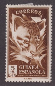 Spanish Guinea B16 Leopard 1951