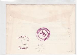 sweden 1965 stamps cover ref 19557