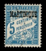 Martinique #J15 used