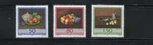 LIECHTENSTEIN SCOTT #942/45  PAINTINGS SET MINT NH