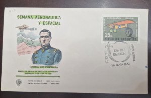CMI) 1971. ARGENTINA. AIRPLANE. FDC. AERONAUTICAL AND SPACE WEEK. XF