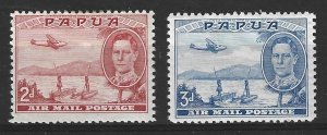 Papua New Guinea Mint  #C10-C11 Poling Rafts Airmail stamps  2019 CV $6.00