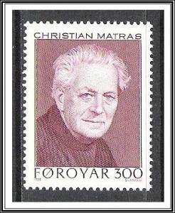 Faroe Islands #176 Writers MNH