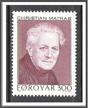 Faroe Islands #176 Writers MNH