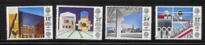 Great Britain 1987 Europa Modern Architecture Sc 1176-1179 MNH A2735