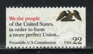 2356 * WE THE PEOPLE ~ CONSTITUTION * U.S. Postage BOOKLET SINGLE MNH