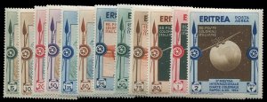 Italian Colonies, Eritrea #175-180, C1-6 (Sass. 220-225, A1-6) Cat€200, 193...