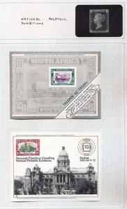South Africa Philatelic Exhibition Sheets MH x 10 (Ka159