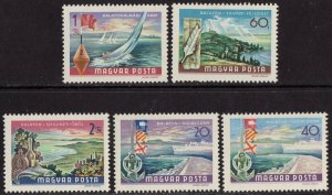 Thematic stamps HUNGARY 1968 BOATS LAKE BALATON 2365/8 mint