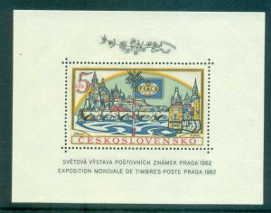 Czechoslovakia 1962 Praga World Exhib. Of Postage Stamps MS MUH lot70566
