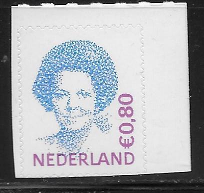 Netherlands 1221 80c Queen single MNH