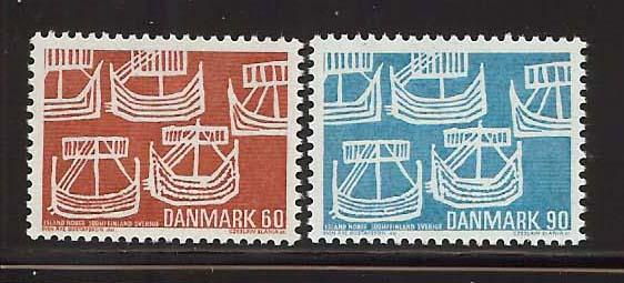 1969 - DENMARK - Nordic Cooperation Issue - SC# 454-455 - MNH**