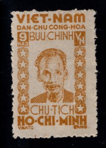 North Viet Nam, Viet MINH Scott 1L59 Unused 1946 Ho Chi Minh stamp