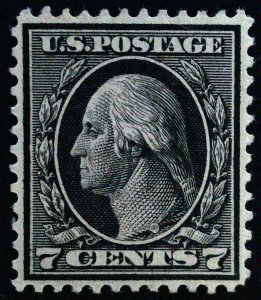 Scott #407 - 7c Washington - Black - MNH - 2021 PSAG Cert