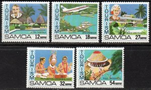 Samoa Sc #553-557 Mint Hinged