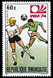 Rwanda 581, MNH, World Cup Football, West Germany v. Australia