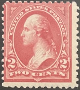 Scott #267 1895 2¢ George Washington type III double line watermark MNH OG