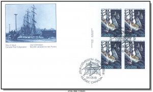 Canada FDC #1012 PB UL - Tall Ships Regatta (1984) 32¢