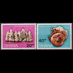 GHANA 1970 - Scott# 408-9 Handicrafts 20-40n NH