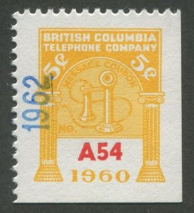 CANADA REVENUE BCT196 BRITISH COLUMBIA TELEPHONE FRANK