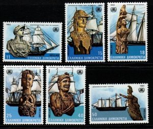 GREECE SG1609/14 1983 SHIPS FIGUREHEADS MNH