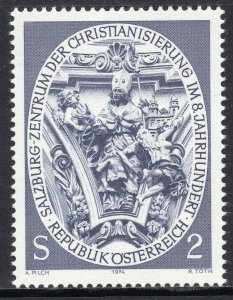 1459 - Austria 1974 - Salzburg-Center of Christianization in the 8th century-MNH