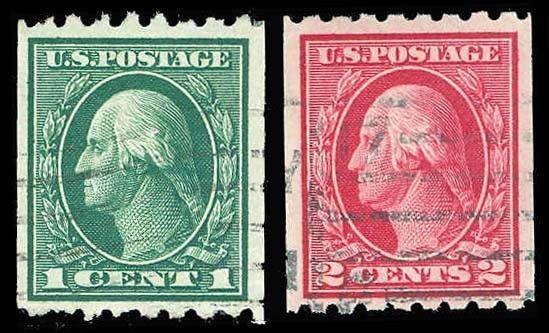 U.S. WASH-FRANK. ISSUES 410-11 Used (ID # 84304)