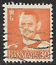 Danmark # 309 - Frederik IX - 30 öre - used  {Dk5}