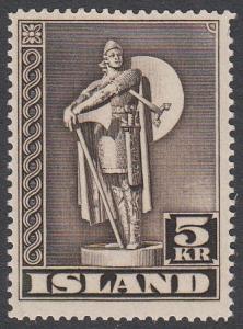 Iceland 230 MNH CV $110.00