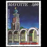 MAYOTTE 1998 - Scott# 107 Tsingoni Mosque Set of 1 NH