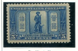 US Scott #616-19 1925 Lexington-Concord Issue. MNH & MH. Free Shipping