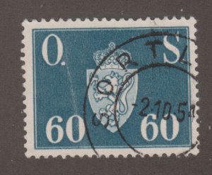 Norway O63 Coat of Arms 1951