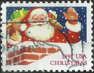 # 2579 USED SANTA CLAUS IN CHIMNEY    