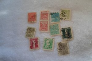 STAMPS FROM THE COUNTRY OF BRASIL ( 11 STAMPS )