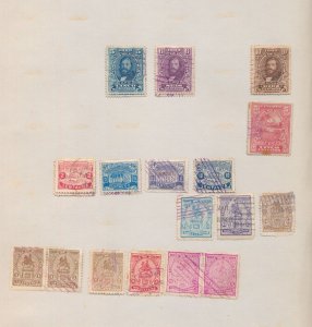 Honduras Early M&U Collection on Pages (70+ Items) ZK2015