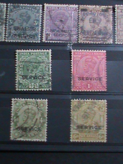 ​INDIA-1926  96 YEARS OLD STAMPS-LARGE COLLECTION-KING GEORGE OFFICIAL STAMPS